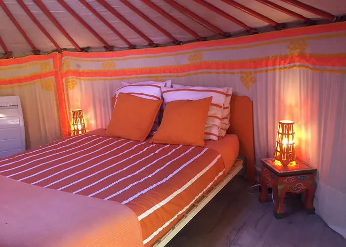 Campo de lujo Yourte Mongole Huriel